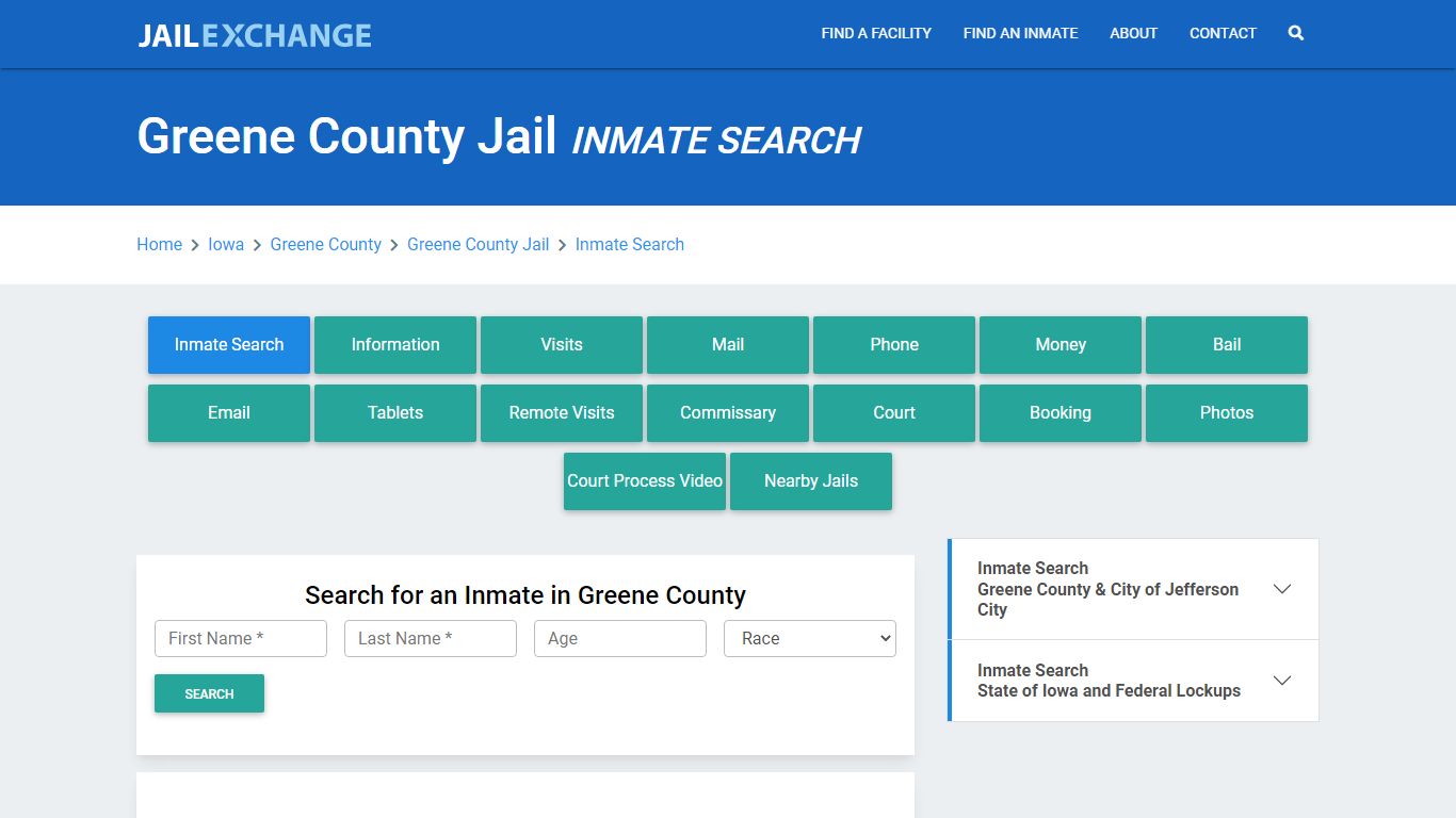 Greene County Jail, IA Inmate Search: Roster & Mugshots